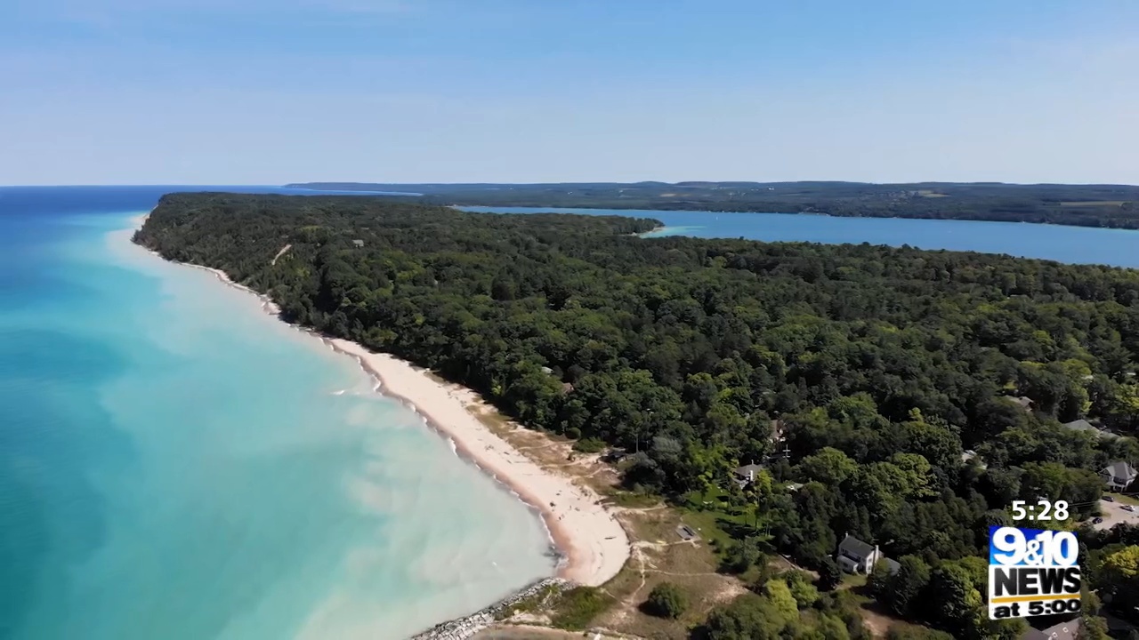 Northern Michigan From Above: Flying Over Fishtown and Lake Michigan ...