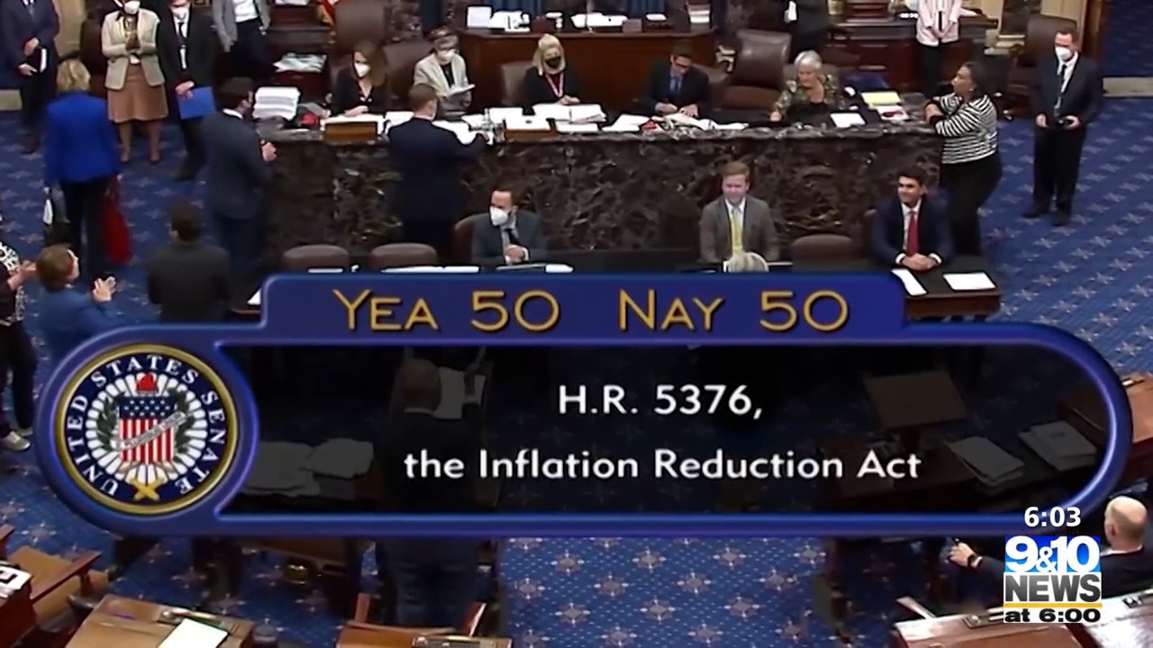 Senate Passes Inflation Reduction Act Lowers Health Care, Energy Costs –  910News.com