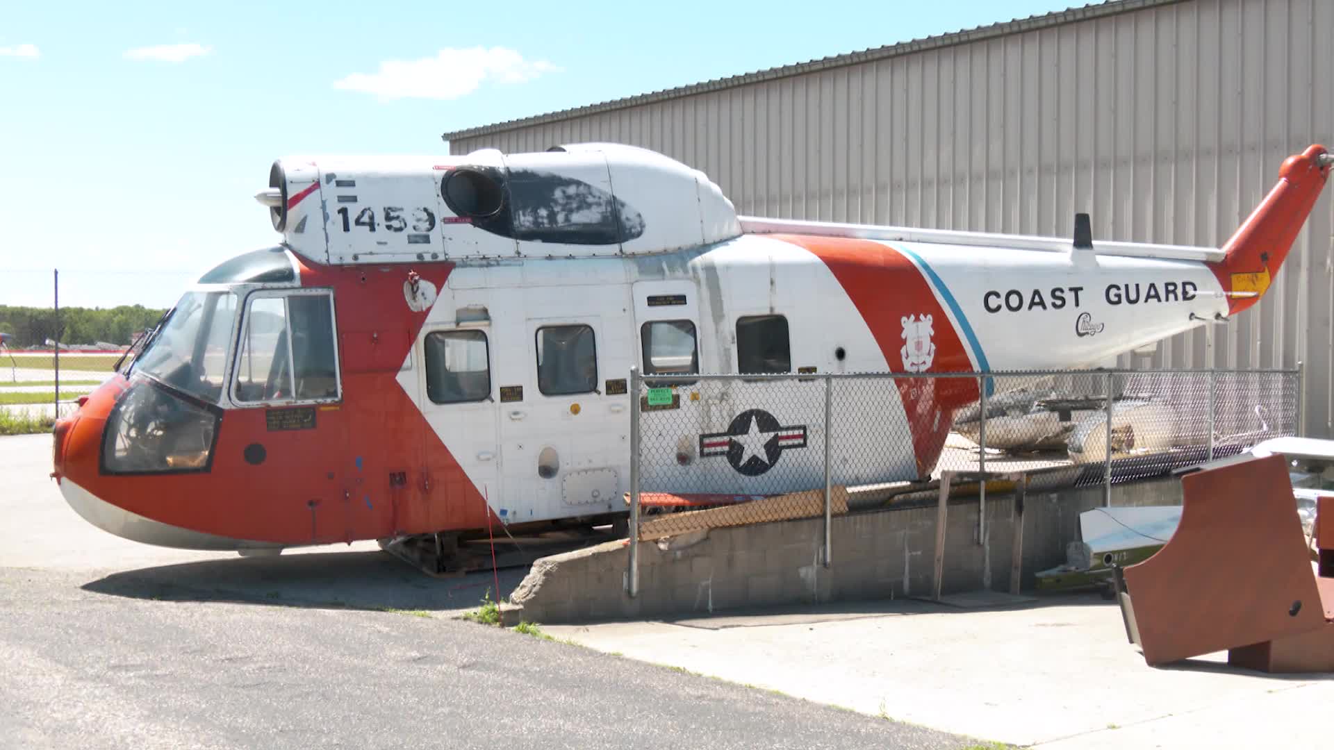 Students in Traverse City gain hands-on experience restoring Coast Guard aircraft
