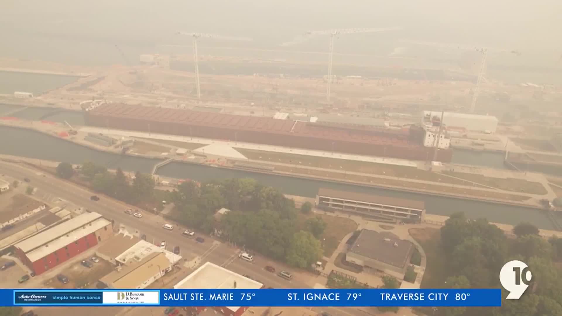 Army Corps of Engineers takes precautions at Soo Locks due to heavy wildfire smoke