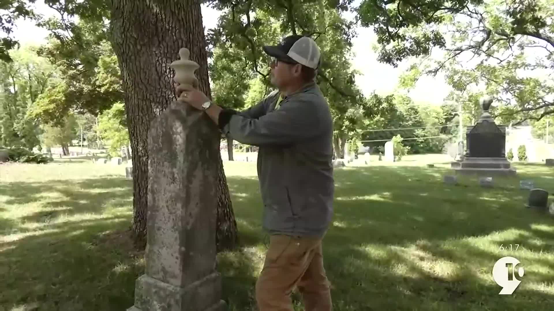 Maple Hill Cemetery in Cadillac getting restorations with use of 3D