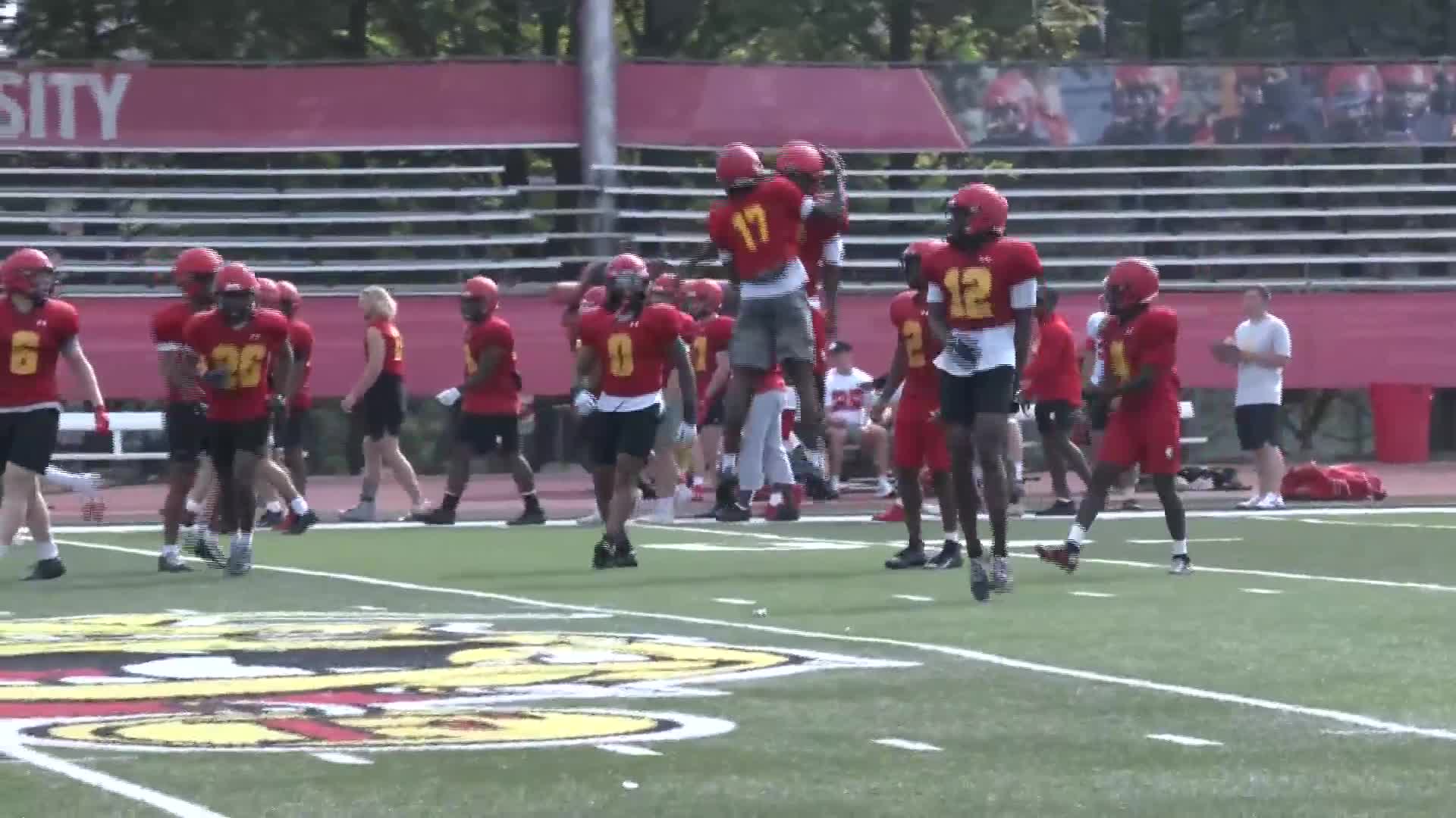 Fall football camp with defending D2 national champion Ferris State University
