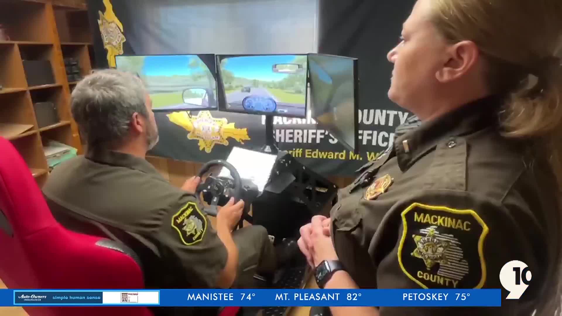 Mackinac County introduces driving simulator for public safety education